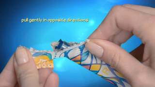 How to use a tampon TAMPAX Compak Pearl Opening the wrapper [upl. by Harp]