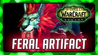 WOW Legion ► Fangs of Ashamane  Feral Druid Cat Form Artifact Quest [upl. by Kimberley]