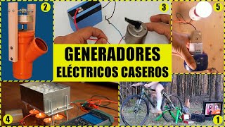 ⚡ ​TOP 5 Generadores Eléctricos Caseros que TÚ MISMO puedes construir paso a paso  Bricologia [upl. by Wit]