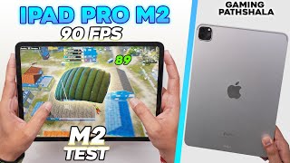 iPad PRO M2 2022  90 FPS PUBG Test with FPS 🔥 TRUE Gaming Device [upl. by Euqinomad522]