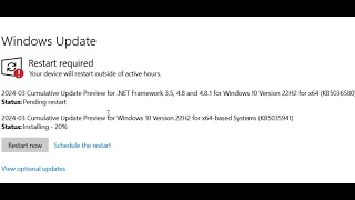 Fix Update KB5035845KB5036450 Not Installing In Windows 10 Version 22H221H2 [upl. by Eidissac837]