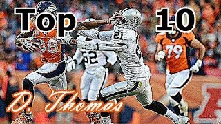 Demaryius Thomas Top 10 Plays of Career [upl. by Zadoc]