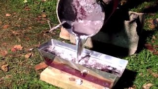 How to Melt Aluminum Cans into Ingot [upl. by Sirovat]