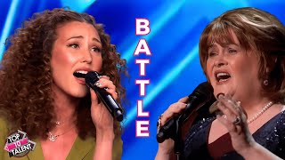 Loren Allred BATTLES Susan Boyle  Who Is Your Winner [upl. by Eniad]