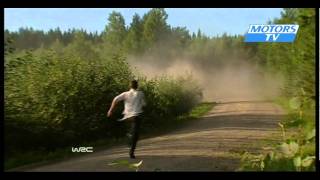 Crashes from first and second days Rally Finland WRC 2011 [upl. by Ymar917]