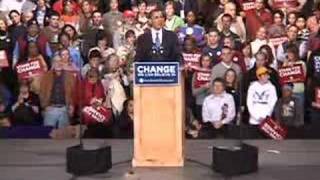 Barack Obamas Iowa Caucus victory speech [upl. by Odlanra]