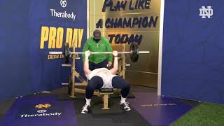 NDFootball  Liam Eichenberg Pro Day Compilation IrishintheNFL 2021 [upl. by Prisca889]