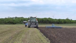 Fendt 936 Lemken Diamant 10 [upl. by Bret]