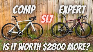 2022 SPECIALIZED TARMAC SL7 COMP vs EXPERT WHAT IS YOUR 2800 DOLLARS GETTING YOU [upl. by Mail]