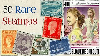 Rare Stamps Review From Australia To Victoria  50 World Valuable Philately [upl. by Caswell817]