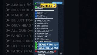 BGMI 35 😱 OBB amp CONFIG  NO RECOIL 360° AIMBOT XHIT AFFECT bgmiconfigfile bgmi bgmishorts [upl. by Saffian]