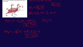 Problem F511 Statics Hibbeler 12th Chapter 5 [upl. by Huberman]