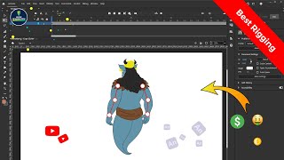 How to Rig a Character in Adobe Animate CC  2D Animation Hindi Beginner Tutorial [upl. by Danczyk]