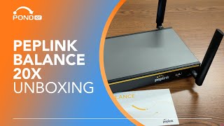 Ultimate Unboxing Peplink Balance 20X  The Complete LTE5G Router 📦 [upl. by Tnert]