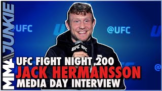 Jack Hermansson says people want to see Israel Adesanya fight  UFCVegas47 [upl. by Reyotal104]