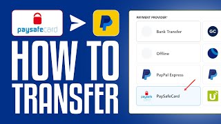 How To Transfer Paysafecard To Paypal 2024 Easy Method [upl. by Randie]