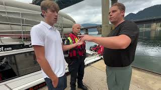 Sicamous Bridge Semi Accident  August 24th 2024 [upl. by Nail]