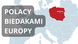 Polacy biedakami Europy wynagrodzenia [upl. by Pavla]