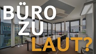 Büro leiser machen  soniflex Schallabsorber für eure TRaumakustik [upl. by Fugazy]