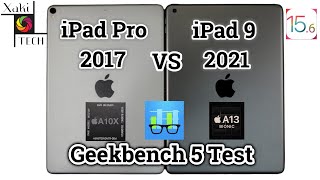 iPad Pro 10 5quot vs iPad 9 Geekbench 5 Test [upl. by Anawat]