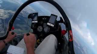 Soaring Highlights of 2014 Flights from EPBK Jantar 2B Cockpit view [upl. by Alag]