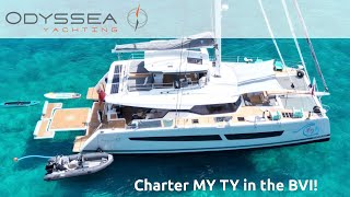 Ultimate sailing charter in the BVI on SV MY TY a 2021 Fountaine Pajot Alegria 67 [upl. by Atiuqihs]