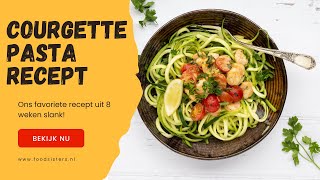 Gezond recept Courgette spaghetti bolognese [upl. by Ahsrat833]