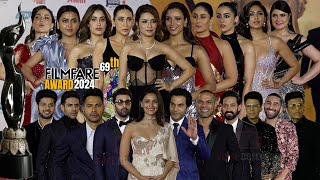 UNCUT  69th Filmfare Awards in 2024 Red Carpet Avneet  Tejasswi Jahvi  Sara Kareena amp more [upl. by Sweatt430]