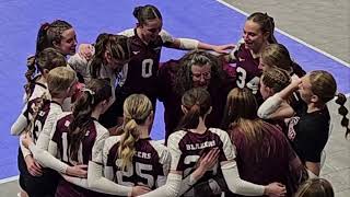 2024 Wyoming State 3A volleyball Torrington Blazers vs Powell [upl. by Llemij878]