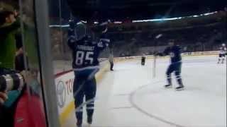 Mathieu Perreault 4 goal game Jan 13 2015 [upl. by Krawczyk]