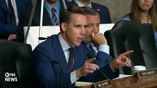 WATCH Sen Hawley questions acting Secret Service director on Trump rally shooting probe [upl. by Adnawad104]