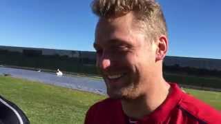 Cardinals closer Trevor Rosenthal jokes with FOX Sports Midwest [upl. by Irrac]