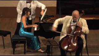 Lynn Harrell  Yuja Wang  Rachmaninoff G Minor 1st Movt Part 2 amp 2nd Movt [upl. by Nohpets]