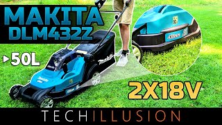 🔥BESSER ALS DER KLEINE 🧐 MAKITA DLM432Z Akku Rasenmäher im Extremtest DLM432Z Review amp Test [upl. by Nealon334]