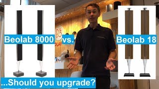 Bang and Olufsen Beolab 8000 vs Beolab 18  Should YOU upgrade your BampO speakers [upl. by Anikas]