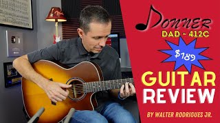 Donner DAD412C Guitar Review by Walter Rodrigues Jr [upl. by Estey919]