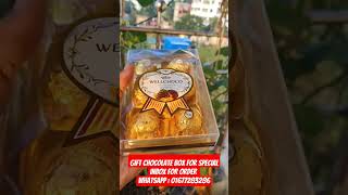 Chocolate box gift food youtubeshorts chocolate boxchocolate [upl. by Oiluig]