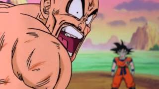 DBZ Kai Over 8000 Goku Vs Nappa Beginning [upl. by Afital964]