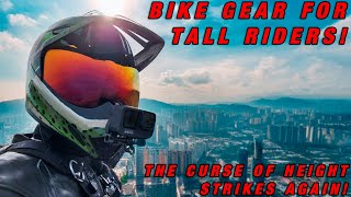 Bike Gear For Tall Riders Is a NIGHTMARE [upl. by Gavette]