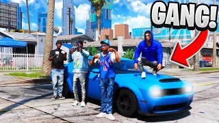 I Joined the CRIPS GANG In GTA 5 RP [upl. by Nnarual490]