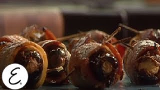 Bacon Wrapped Dates Stuffed with Cream Cheese  Emeril Lagasse [upl. by Siroled]