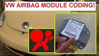 Vw Airbag Module Coding Volkswagen Audi Seat Skoda Airbag Module Coding with Vag Com VCDS [upl. by Willdon]