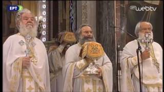 Orthodox Divine Liturgy  Beautiful Great Entrance [upl. by Harelda]