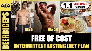 FREE Intermittent Fasting DIET PLAN for Fat Loss OR Muscle Gain  BeerBiceps IF Diet [upl. by Eoj]