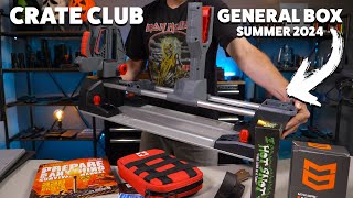 HUGE Crate Club Tactical Survival Box Summer 2024 General Box Knives Duffle Bag amp More [upl. by Nylhsa308]