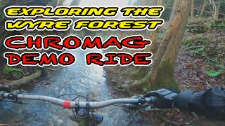 These Trails Are The Best  Wyre Forest Bike Park Quality Trails Chromag Demo Ride [upl. by Eisaj]