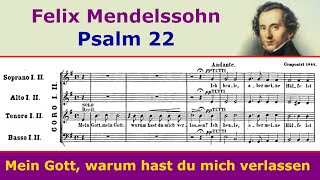 Mendelssohn  Mein Gott warum Psalm 22 [upl. by Kriste741]