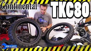 BMW F800GS new tires  Continental TKC80 [upl. by Stefan724]