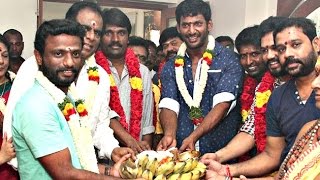 Vishal  Pandiraj Film MAHURAT [upl. by Sirtimed431]