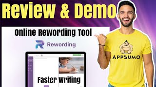 RewordingIo Review  Online Paraphrasing Tool [upl. by Lisabeth713]